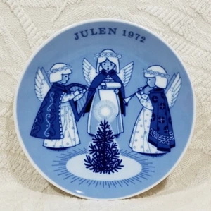 PLATO DE NAVIDAD JULEN DE COLECCIÓN PORSGRUND NORWAY 1972 HARK THE HERALD ANGELS CANTAR - Imagen 1 de 10