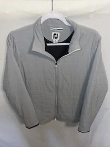 Footjoy Golf Full Zip Jacket Womens Size Medium Gray Comfort Insulated Active - Picture 1 of 12