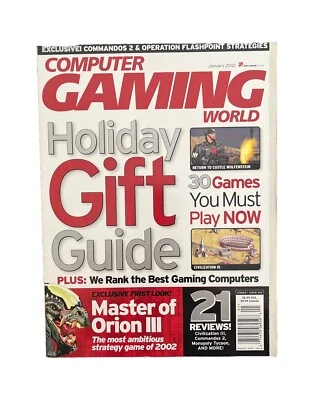 Vintage Computer Gaming World Magazine #210 January 2002 - Holiday Gift Guide - Image 1 of 3