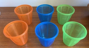Zoo Pals Six (6) Colored Plastic Children's Cups - NEW - Picture 1 of 3