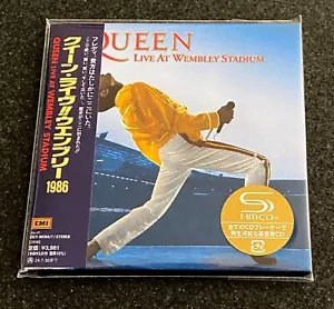 QUEEN LIVE AT WEMBLEY STADIUM SHM MINI LP 2 X CD JAPAN UICY-80366-67 - Imagen 1 de 2