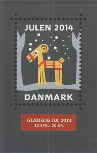 Folleto de Navidad Dinamarca MNH Año 2014 - Imagen 1 de 1
