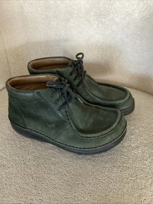 BIRKENSTOCK Botines Cuero Aceitado TACOMA Encaje Negro US7 EU38 UK5 -raro- Foto 1 de 4