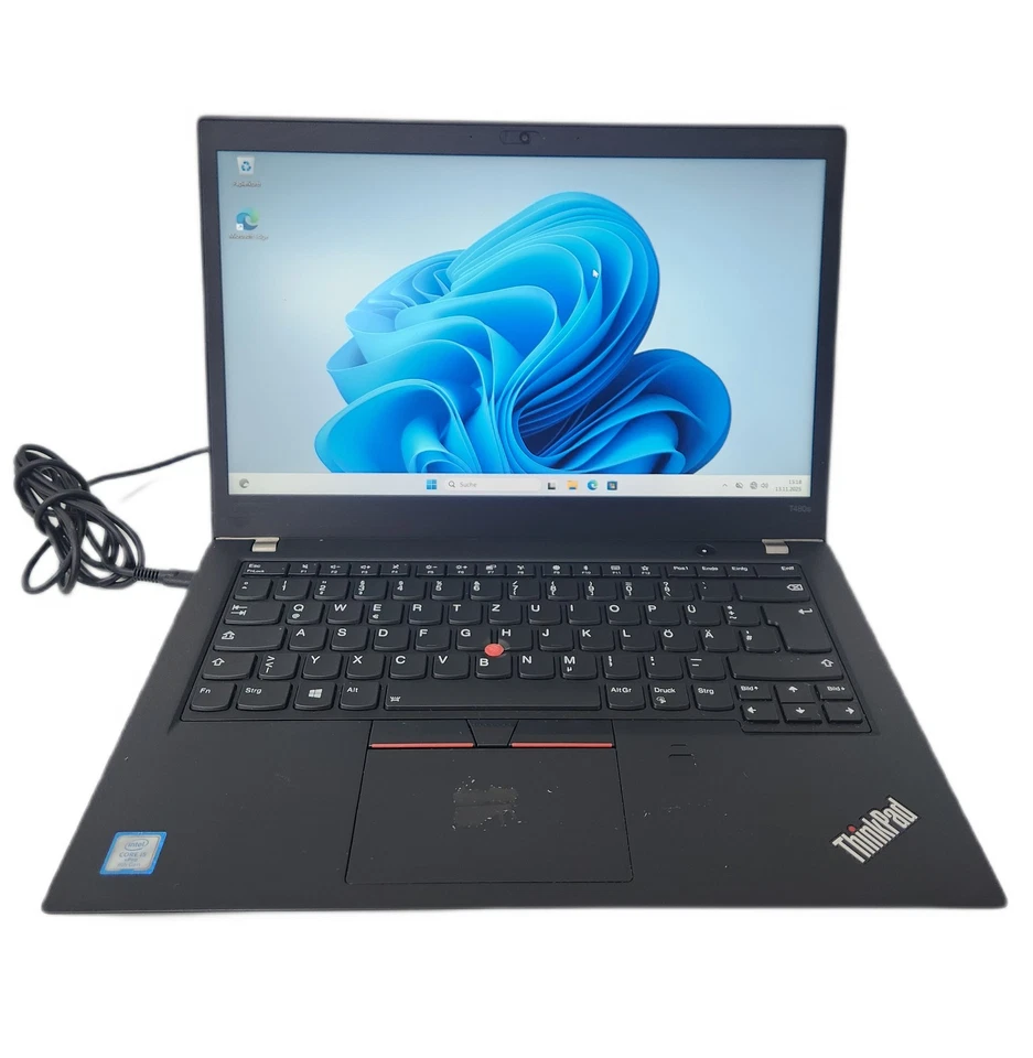 Lenovo ThinkPad T480s 14" Notebook Intel Core i5 8te Gen 8GB 256GB SSD Win10 - Bild 1 von 4