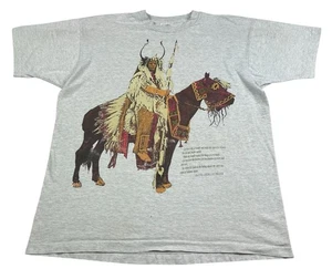 Vintage 90s Native American Horse Single Stitch Graphic T Shirt Men’s Size XL - Picture 1 of 8