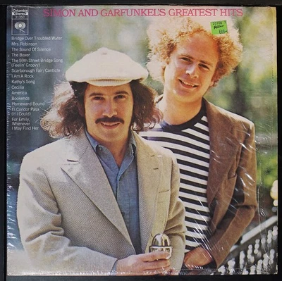 Simon & Garfunkel - Greatest Hits (reissue) - LP record [NHB4-052] USA - Image 1 of 3