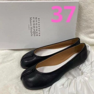 Rare Maison Margiela New Tabi Ballet Flats EU 37 (US 6.5) Black from Japan - Picture 1 of 24