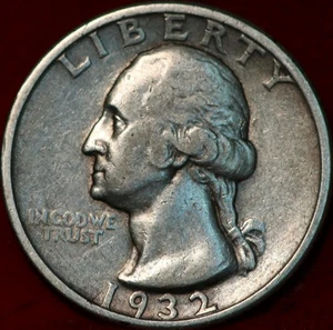 1932 Philadelphia Mint Silver Washington Quarter - Picture 1 of 2