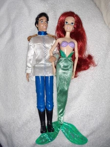Disney Little Mermaid Ariel and Eric Dolls bundle - Picture 1 of 7