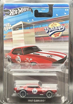 2024 HOT WHEELS SILVER SERIES VINTAGE RACING CLUB 1967 CAMARO CHASE - W CASE - Image 1 of 2