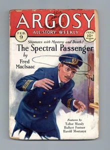 Argosy Part 3: Argosy All-Story Weekly Feb 9 1929 Vol. 201 #3 GD+ 2.5 - Picture 1 of 3