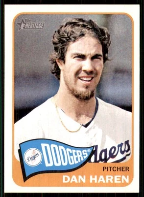 2014 Topps Heritage #79 dan Haren Los Angeles Dodgers - Image 1 of 2