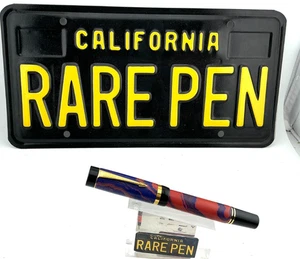 PARKER DUOFOLD CENTENNIAL CUSTOM EBONITE Fountain Pen 18K MED #83 Nib MINT - Picture 1 of 9