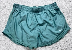 Damen Nike grün Laufshorts neu XL sportlich Logo Kordelzug Komfort - Bild 1 von 10