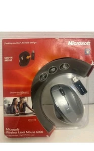 Microsoft Wireless Laser Mouse 6000 2.4 Ghz.Open Box - Picture 1 of 5