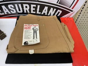 Vintage CARHARTT Brown Duck Work Pants 46 x 30 - Picture 1 of 4