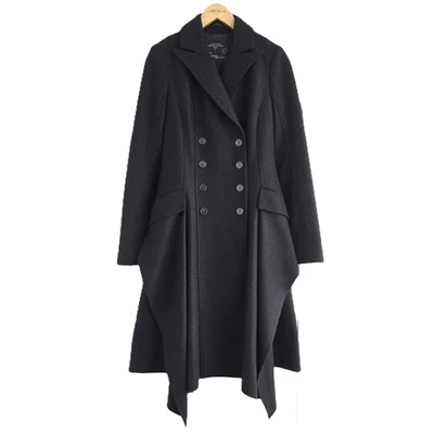 STUNNING WOMENS ALL SAINTS OBIA WOOL COAT VICTORIAN RIDING VINTAGE BLACK 6 XS - Image 1 of 4