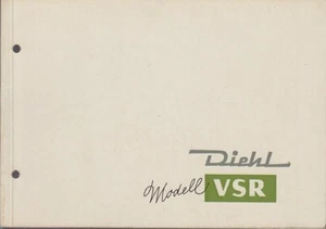 DIEHL [Rechenmaschine] Modell VSR. Bedienungsanleitung. - Picture 1 of 1