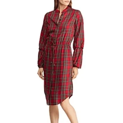 Lauren Ralph Lauren NWT Size 16  Beautiful Tartan Plaid Midi Shirt Dress - Image 1 of 4