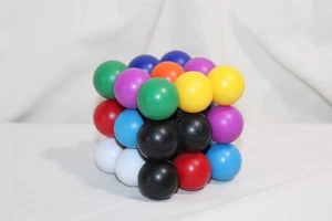 Mefferts Puzzle Cube Molecube, Colorful Ball Cube - Picture 1 of 2