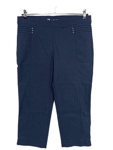 C&A Pantalón tobillero Mujeres Pantalón Talla EU 44 azul look casual - Imagen 1 de 5