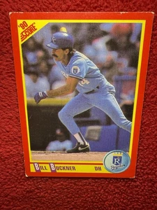 Vintage 1990 Bill Buckner Kansas City Royals MLB Score Baseball Trading Card 396 - Picture 1 of 12