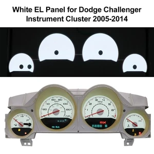 Panel EL blanco para Dodge Challenger Magnum Charger Gauge Cluster - Imagen 1 de 11