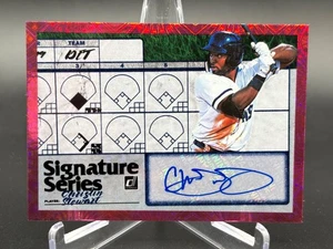 2019 Donruss Baseball Christin Stewart Signature Series Pink No. SS-CS - Picture 1 of 10