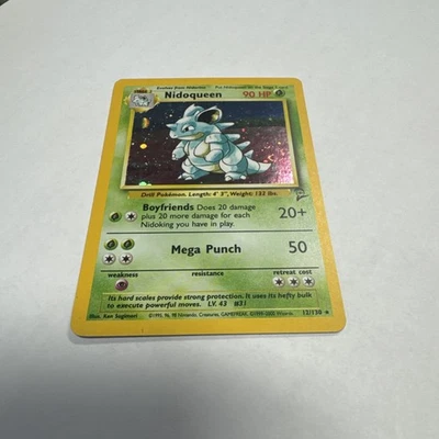 Pokémon TCG Nidoqueen Base Set 2 Holo Rare Swirl - Image 1 of 3
