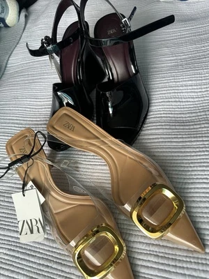 Zara Shoes 2x1 Brand New with Tags Women's Size 8 EU 39 - Image 1 of 3
