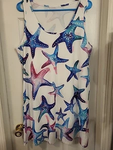 Starfish Sundress Womens Size XXL - Picture 1 of 8
