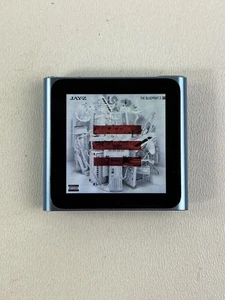 Apple iPod Nano 6th Generation 8GB – Blue   A1366 #208 - Picture 1 of 4