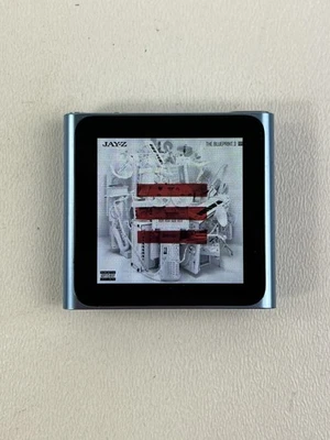 Apple iPod Nano 6th Generation 8GB – Blue   A1366 #208 - Image 1 of 4