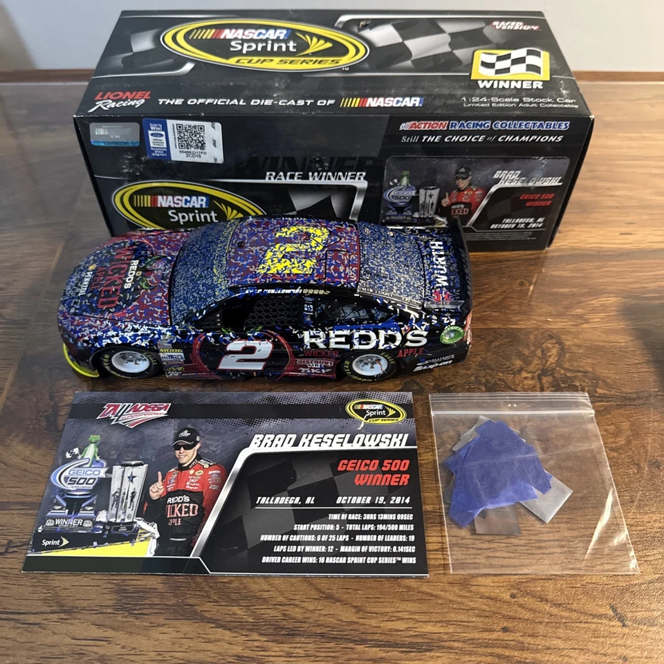 Brad Keselowsli 2014 Talladega Win Raced Version Redd's Wicked Apple Ale 1/24 - Image 1 of 4
