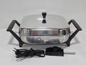 Vintage Wear Ever #1991 Electric Skillet — Thermostat Control - Immersible Works - Picture 1 of 7