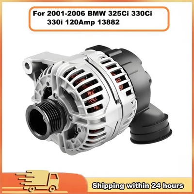 Alternator for BMW 320i 325Ci 325Xi 330Ci 330i 330Xi 525i 530i 2001-2005 13882 Foto 1 de 4
