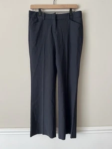 Theory Wool Blend Low Rise Boot Cut Dress Pants Size 4 - Picture 1 of 5