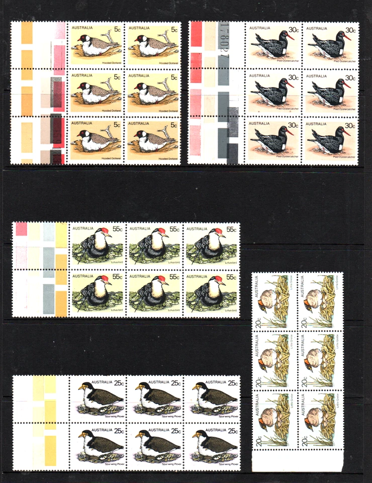 MNH B6 " AUSTRALIAN BIRDS " 1979/80 - Image 1 of 1