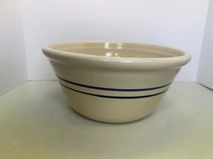 Martinez Keramik 12" Heritage blaue Streifen Steinzeug Rührschüssel - Bild 1 von 12