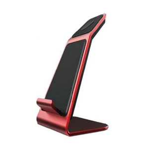 Orotec Dual Fast Wireless Charging Stand For Apple iWatch & Qi Enabled Mobiles - Picture 1 of 2
