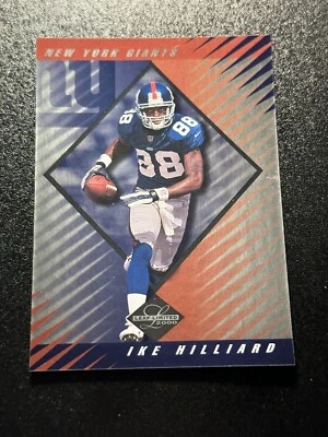 2000 Donruss Leaf Limited Ike Hilliard 84. SP #d/ Giants  - Image 1 of 2