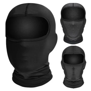 Motorcycle Balaclava Face Mask Men Women Breathable Face Cover Hood Running Hat - Picture 1 of 17