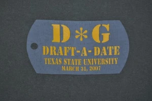 t-shirt small delta gamma texas state university tsu 2007 18 inches pit to pit - Picture 1 of 4