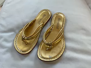 Bernardo Gold "Miami" Sandal. Size 8M. - Picture 1 of 5