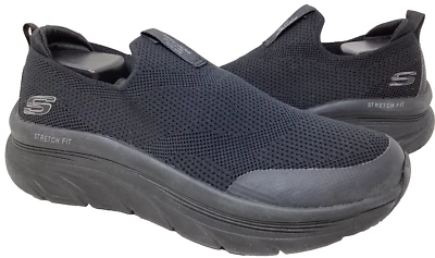 Skechers Women's D'Lux Walker Quick Slip On Walking Shoes Black Size:7.5 186T - Image 1 of 4
