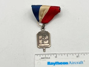 Vintage Haltoms 1962 Fort Worth, Texas TX Pole Vault PV Sterling Silver Medal - Picture 1 of 7