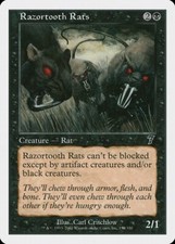 Razortooth Rats x4 7th MtG NM