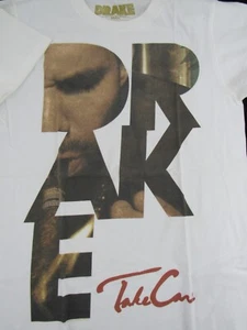 Drake Take Care S/S Sleeve White T-Shirt NEW Size S Graphic - Picture 1 of 2