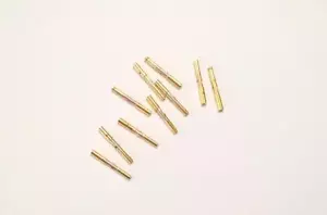 Qty 10pcs Lemo EGN.0M.660.ZZM Contact Socket Size 0.9mm Dia Crimp 20-24 AWG Gold - Picture 1 of 3