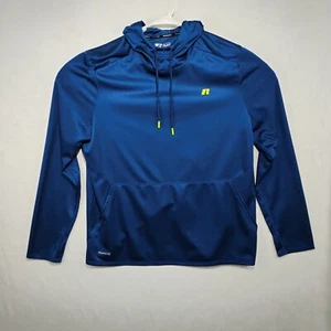Russell Dri-Power360 Hoodie Men’s XL Blue Training Fit Pullover Stretch Tech Gym - Picture 1 of 5